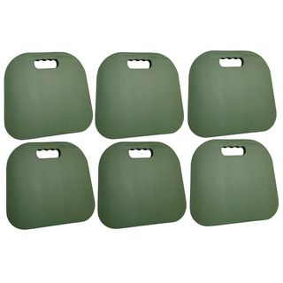 Buffalo Outdoor 6 piece Seat Cushion Set (GreenMaterials Foam RubberDimensions 13 inches long by 14 inches wide by 1 inch highModel STCHSET )