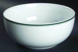 Dansk Christianshavn Green 8 Salad Serving Bowl, Fine China Dinnerware   Bistro