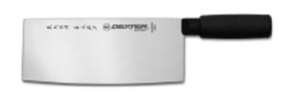 Dexter Russell Chinese Chefs Knife, 8 x 3.25 in, High Carbon Steel, Black Handle