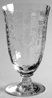 Fostoria Navarre Clear Iced Tea   Stem #6016, Etch #327, Clear