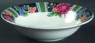 Sango Margaux Coupe Cereal Bowl, Fine China Dinnerware   Stoneware, Large Floral