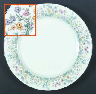 Noritake Spring Garden Dinner Plate, Fine China Dinnerware   Multicolor Floral R
