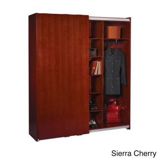 Mayline Signature Storage Cabinet/wardrobe (Cherry, espressoMaterials Wood veneerFinish Sierra cherry, espressoDimensions 82 inches high x 72 inches wide x 19 inches deepNumber of shelves Six (6)Number of drawers/compartments Eight (8)Model SSDCBPle