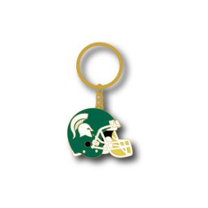 Michigan State Spartans AMINCO INC. Metal Helmet Key Ring