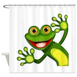  peeping surprise frog Shower Curtain  Use code FREECART at Checkout