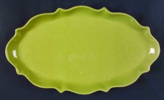 Waterford China Green Tea 16 Oval Serving Platter, Fine China Dinnerware   Grea