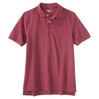 Merona Mens Short Sleeve Polo Shirt   Rose Essence XL