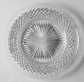 Westmoreland English Hobnail Clear (Round Base) 8 Salad Plate   Stem #555,Clear