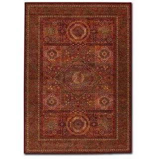 Old World Classics Mamluken Burgundy Rug (710 X 11) (100 percent New Zealand semi worsted woolContains latex YesPile height 0.28 inchesStyle IndoorPrimary color BurgundySecondary colors Antique cream, black, burnished rust, navy and sagePattern Flor