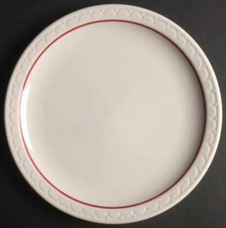 Syracuse Cardinal Lines Luncheon Plate, Fine China Dinnerware   Restaurant, Red