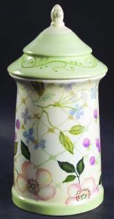Tracy Porter Evelyn Small Canister, Fine China Dinnerware   Flowers & Berries, L