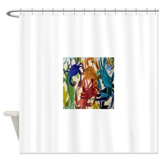  Crab Party Shower Curtain  Use code FREECART at Checkout