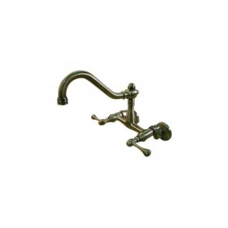 Elements of Design ES3223BL Hot Springs Two Handle Wall Mount Kitchen Faucet