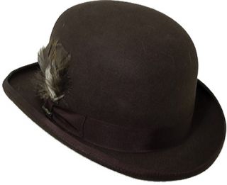 Mens Scala Derby WF506   Chocolate Hats