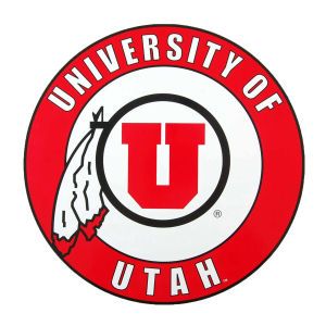 Utah Utes 12in Car Magnet