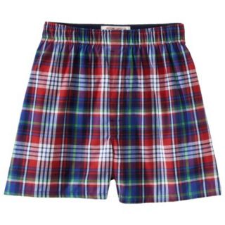 Mossimo Supply Co. Mens Plaid Boxers   Red S