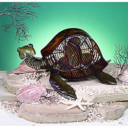 Deco Breeze Dbf0378 Sea Turtle Figurine Fan