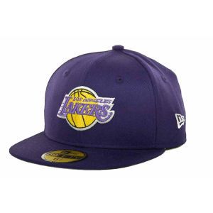 Los Angeles Lakers New Era NBA Youth Hardwood Classics Basic 59FIFTY Cap
