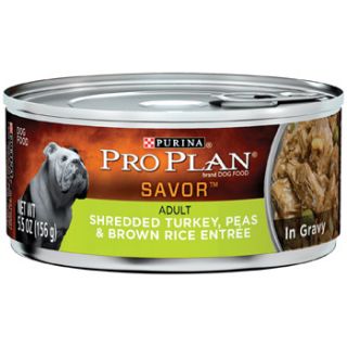 Savor Shredded Turkey, Peas & Brown Rice Entree Adult Canned Dog Food