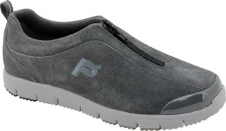 Womens Propet TravelWalker Zip Suede   Denim Pewter Walking Shoes