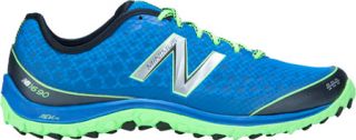 Mens New Balance M1690v1   Blue/Lime Lace Up Shoes