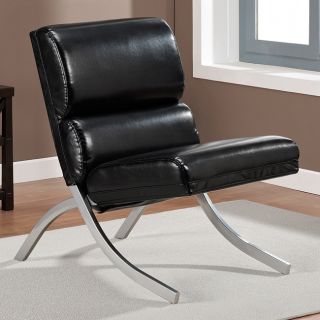 Rialto Black Bonded Leather Chair