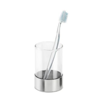 Blomus Duo Toothbrush Glass 68582 Finish Stainless Steel