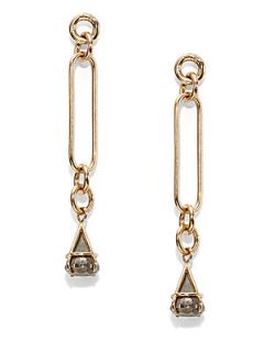 Kelly Wearstler Pyrite Link Drop Earrings   Gold
