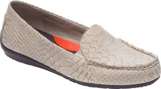 Womens Rockport Total Motion Driver Moc   Bleached Sand Leather Casual Shoes