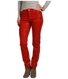 NYDJ Sheri Skinny in Coated Denim Womens Jeans (Red)