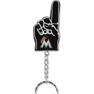Miami Marlins Forever Collectibles #1 Finger Keychain
