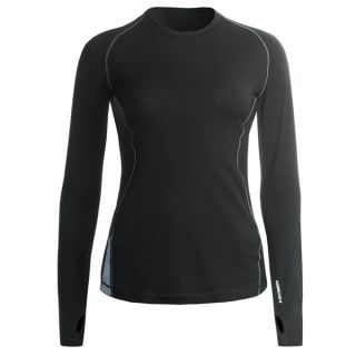 Icebreaker GT 260 Express Shirt   Merino Wool  Long Sleeve (For Women)   BLACK (XL )