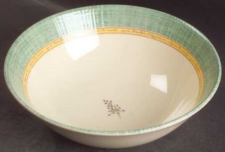 Johnson Brothers Springfield (Green Rim) 8 Round Vegetable Bowl, Fine China Din