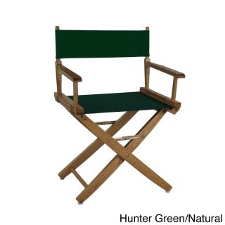 Extra wide 18 inch Premium American Oak Directors Chair