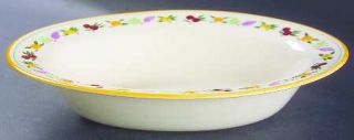 Franciscan Fruit (Small Fruit) 10 Oval Vegetable Bowl, Fine China Dinnerware  