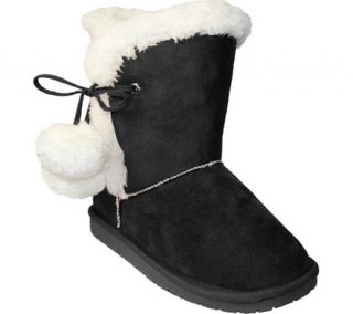 Infant/Toddler Girls Dawgs Side Tie Microfibre Sheepdawgs   Black Boots