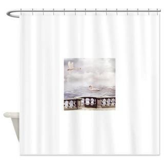  Swans Shower Curtain  Use code FREECART at Checkout