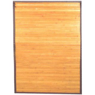 Hand woven Light Yellow Bamboo Rug (6 X 9) (yellowPattern solidMeasures 0.25 inch thickTip We recommend the use of a non skid pad to keep the rug in place on smooth surfaces.All rug sizes are approximate. Due to the difference of monitor colors, some ru