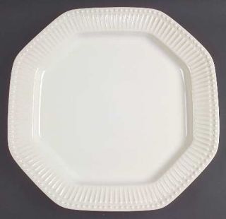 Nancy Calhoun Vista Del Sol Linen White 14 Octagonal Serving Platter, Fine Chin