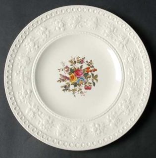 Wedgwood Tenbury Salad Plate, Fine China Dinnerware   Wellesley Shape, Floral Ce