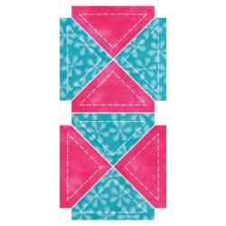 Go Fabric Cutting Dies quarter Square 2 Finished Triangle