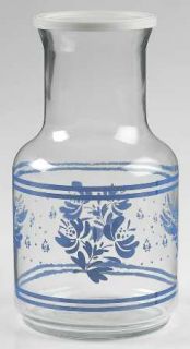 Pfaltzgraff Yorktowne (Usa) Glassware Decanter, Fine China Dinnerware   Blue Flo