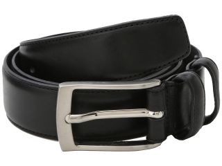 Florsheim Full Grain Classic Hand Crafted Leather Belt Mens Belts (Black)