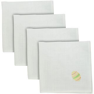 Easter Garden Set of 4 Embroidered Napkins, Multi