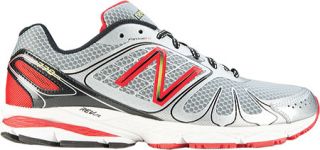 Mens New Balance M770v4   Silver/Red Running Shoes