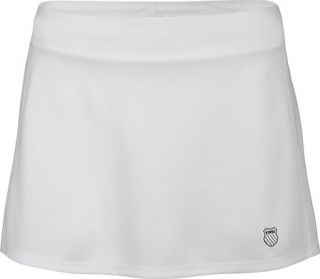 Womens K Swiss Accomplish A Line Skirt   White Athletic Apparel
