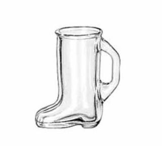 Libbey Glass 1.5 oz Bolla Grande Collection Boot Shaped Shot Glass