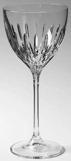 Mikasa Arctic Lights Modern Wine Glass   Clear,Vertical Cuts,Smooth Stem