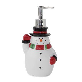 Dream Bath Christmas Snowman Lotion Pump Dispenser