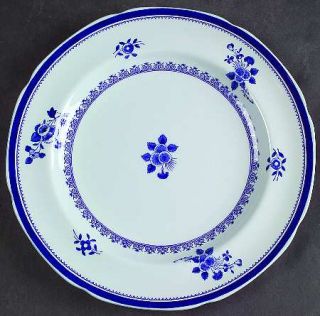 Spode Gloucester Blue (No Trim) Luncheon Plate, Fine China Dinnerware   Fine/New
